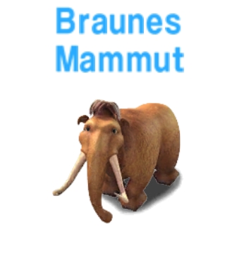 Braunes Mammut    